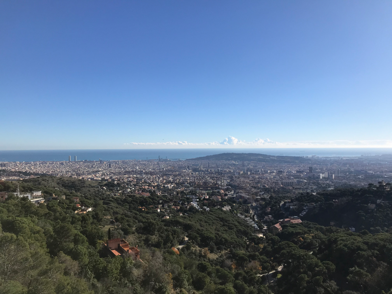 A view of Barcelona on a clean, clear day, when the wind has driven off the pollution. Photo credit: Lucas Isakowitz